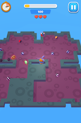 Air Xonix Qix Arcade Game screenshot