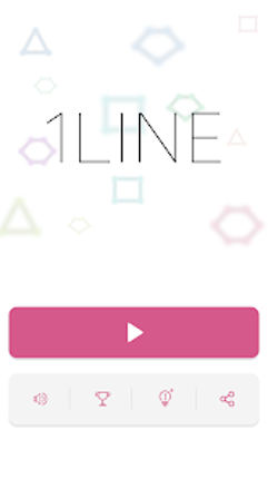 1LINE one-stroke puzzle game screenshot