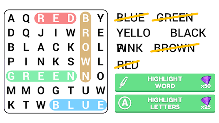 Word Search Puzzle Game screenshot