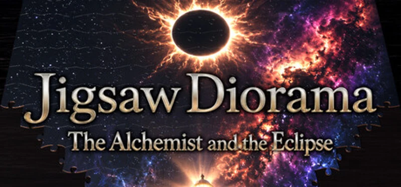 Jigsaw Diorama: The Alchemist and the Eclipse Image