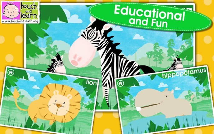 Peekaboo Zoo - Who's Hiding? A fun &amp; educational introduction to Zoo Animals and their Sounds - by Touch &amp; Learn Image