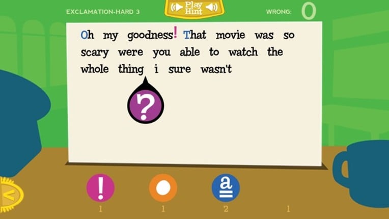 Punctuation &amp; Capitalization screenshot