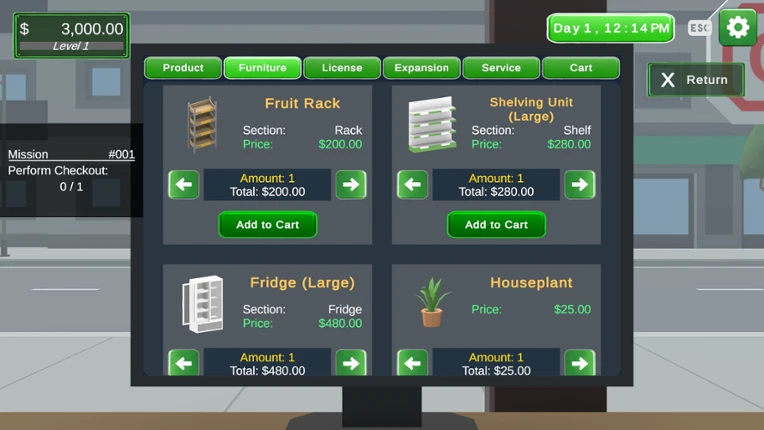 Supermarket Simulator - Cozy Game Image