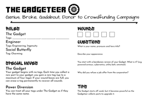 The Gadgeteer - Superhero Cinematic Universe TTRPG Image