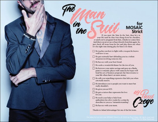 The Man In the Suit for MOSAIC Strict Image