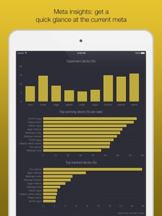 Trackstone - Deck tracker screenshot