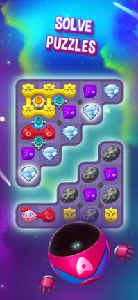 Aliens in Chains Space Puzzle screenshot