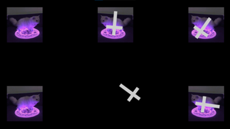 Demonic little grey cat THE GAME Image