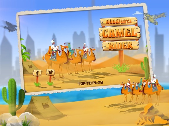 Dubai Camel Rider Image