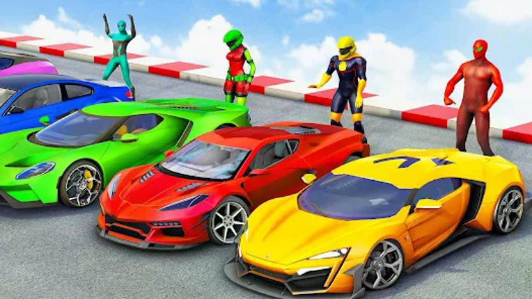 Superhero Game: Ramp Car Stunt screenshot