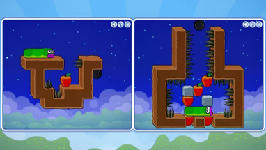 Apple Worm: Logic Puzzle Image