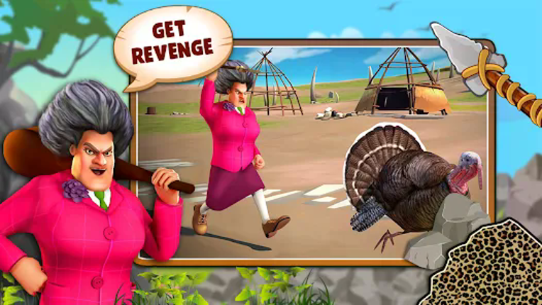 Scary Teacher Stone Age screenshot