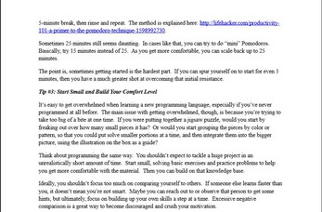 Confident Programmer Study Tips Image