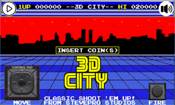 Retro 3D City Image