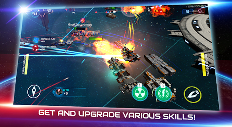 Starship battle screenshot
