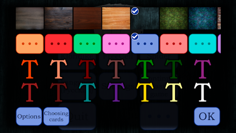 Solitaires screenshot