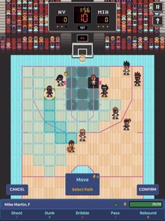 Hoop League Tactics screenshot