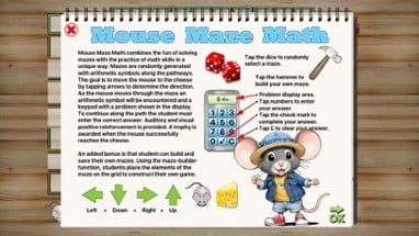 Mouse Maze Math Image