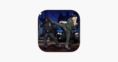 Police Karate Fighting Warrior Image