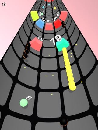 Rolly Snake Vs Vortex Block screenshot