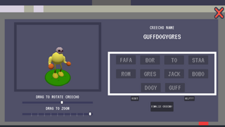 Creecho Creation Lab screenshot