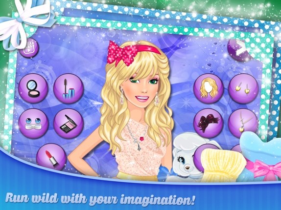 Cute Girl in Paris Makeup game for girls and kids. screenshot