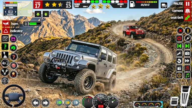 SUV Offroad 4x4 Jeep Game 3d screenshot