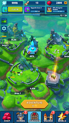 Idle Dungeon Manager - PvP RPG screenshot