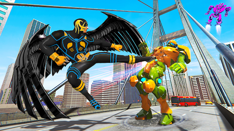 Flying Bat Robot Car Transform screenshot