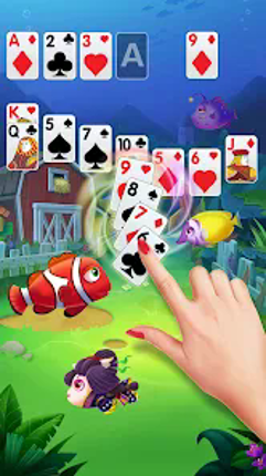 Solitaire Fish Klondike Card screenshot