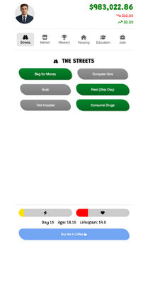 Hobo Life Sim screenshot
