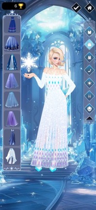 Ice vs Fire magic dress up screenshot