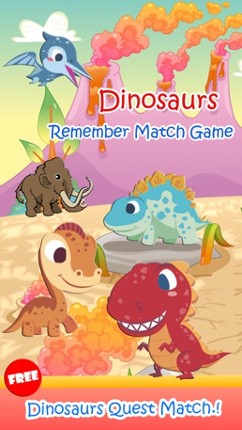 Little Dinosaur Quest - Match Games Free For Kids screenshot