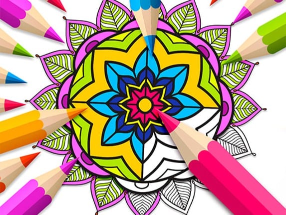 Mandala Coloring Book Game Cover