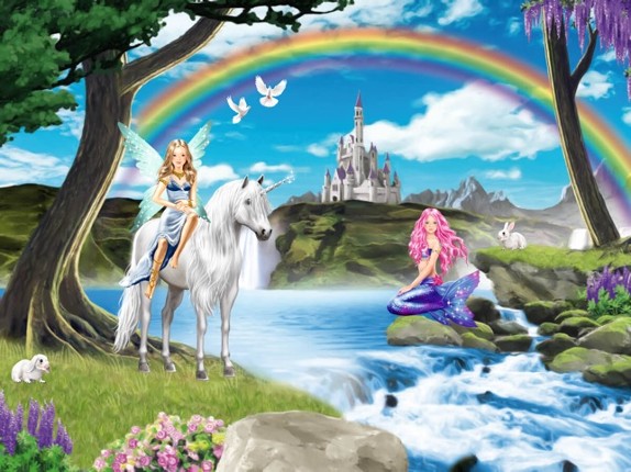 Mermaids, elves and unicorns Image