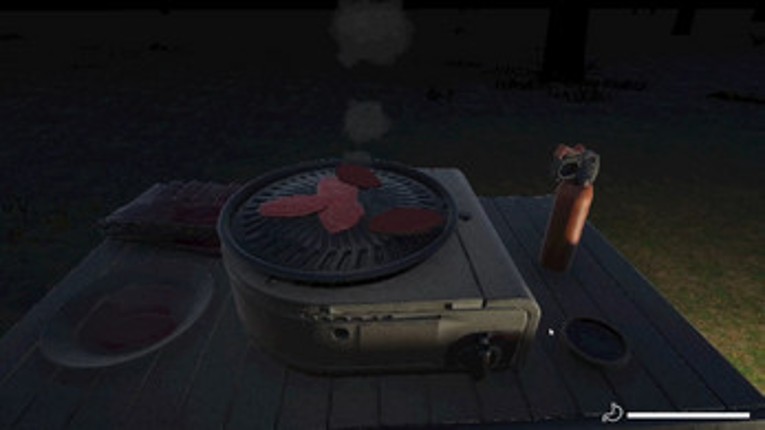 Midnight Yakiniku at Campsite Image