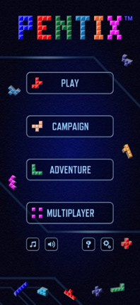 Pentix - Block Puzzle PVP Game screenshot