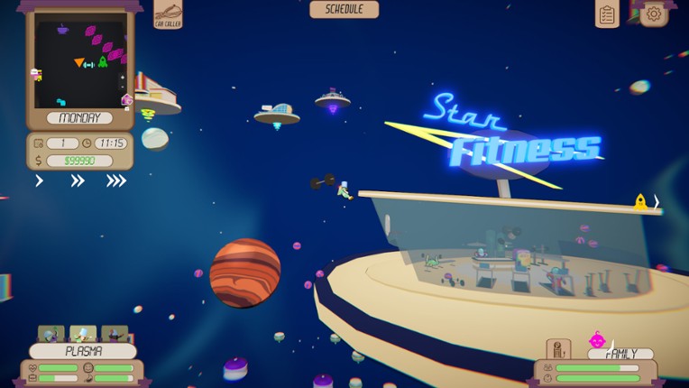 Space Routine screenshot