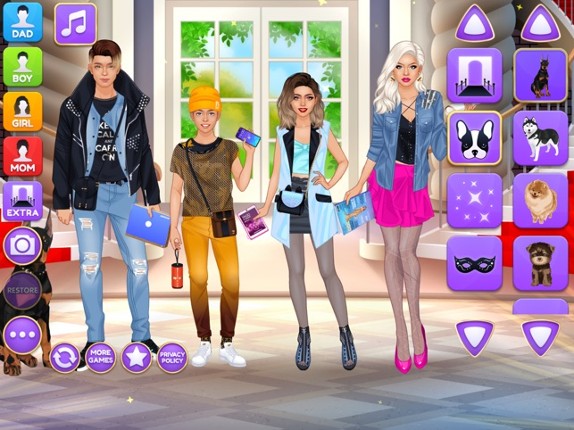 Superstar Family Dress Up Game screenshot