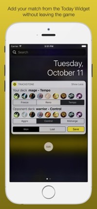 Trackstone - Deck tracker screenshot