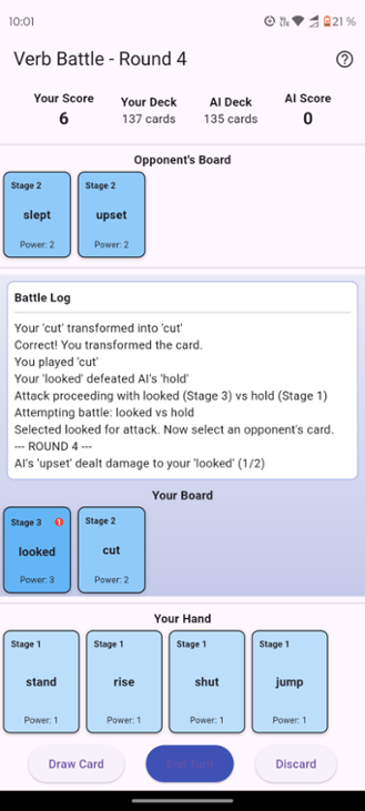 Games like VERBS BATTLE