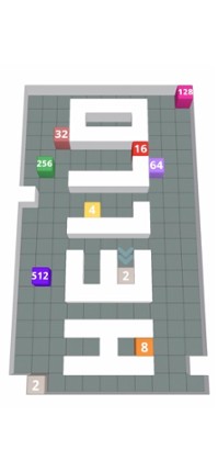 2048 Puzzle Slide: 3D Cube Image