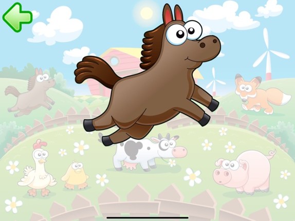 Animal sounds puzzle for kids screenshot