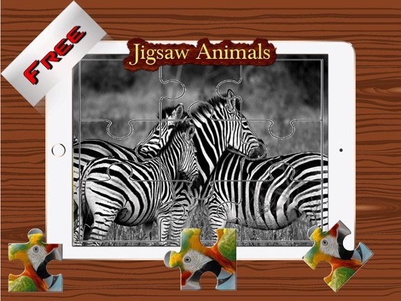 Animals Photo Jigsaw Puzzle - Magic Amazing HD Puzzle for Kids and Toddler Learning Games Free Image