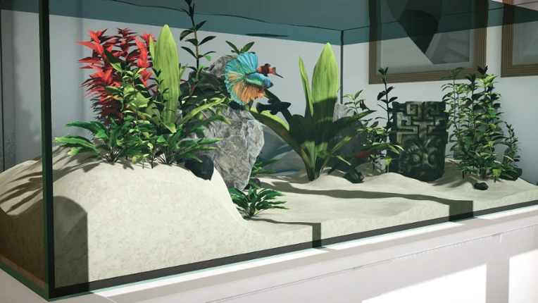 Aquarium in Cafe screenshot