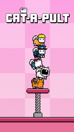 Cat-A-Pult: Endless stacking of 8-bit kittens Image