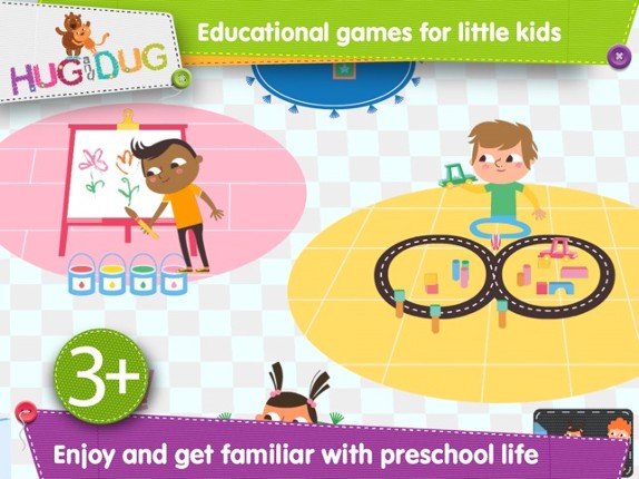 DayCare Explorer - HugDug kindergarten and nursery activity game for little kids. Image