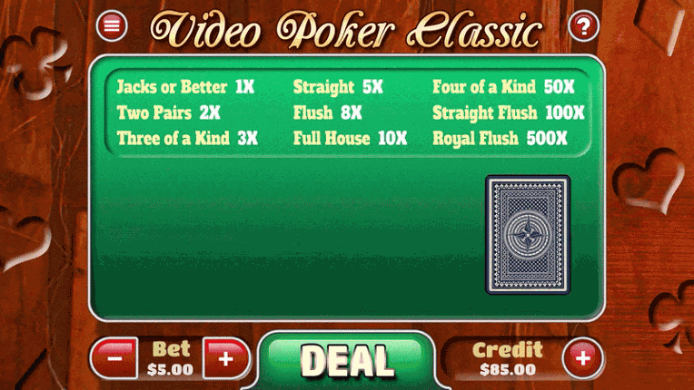 Furry VPoker! screenshot