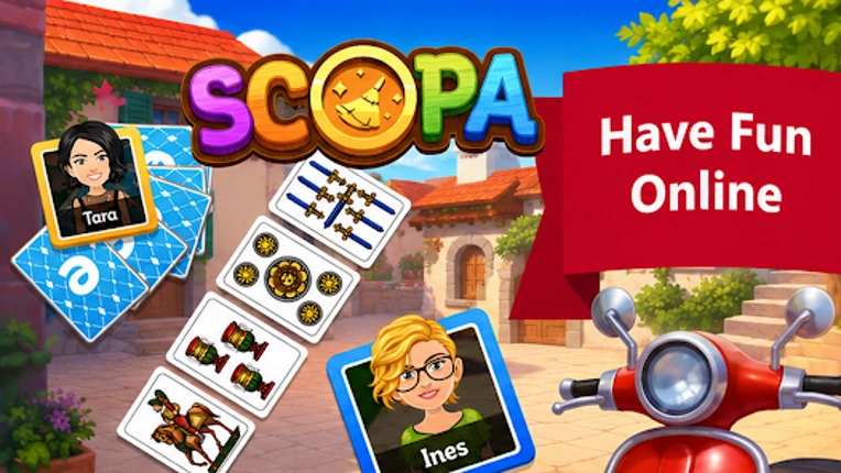 Scopa Online Classic Card Game screenshot