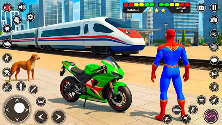 Spider Rope Hero City Rescue Image